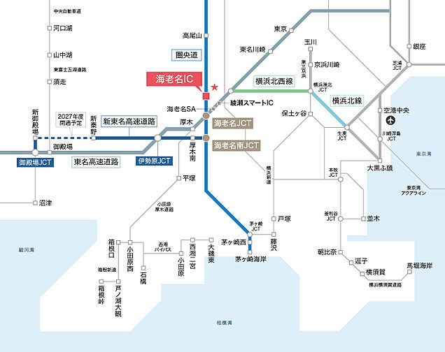 レ・ジェイド海老名 アクセス図