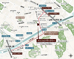 レ・ジェイド横濱桜木町 モデルルーム案内図