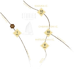 CHIBA STORIESプロジェクト アクセス図