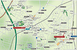 ダイアパレス土橋駅前 現地案内図