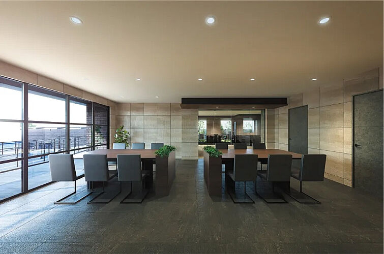 アメイズ人吉ビューテラス ラウンジ完成予想図