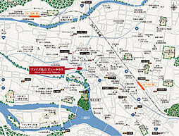 アメイズ亀山ビューテラス 現地案内図