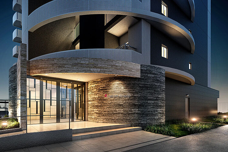 ラシュレ枚方 エントランスアプローチ完成予想図