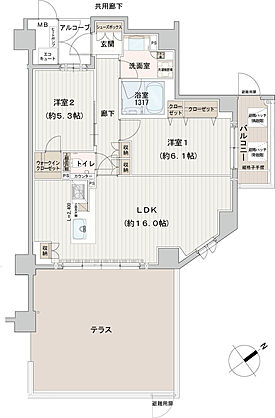 ハイク守山駅東 間取り Eg