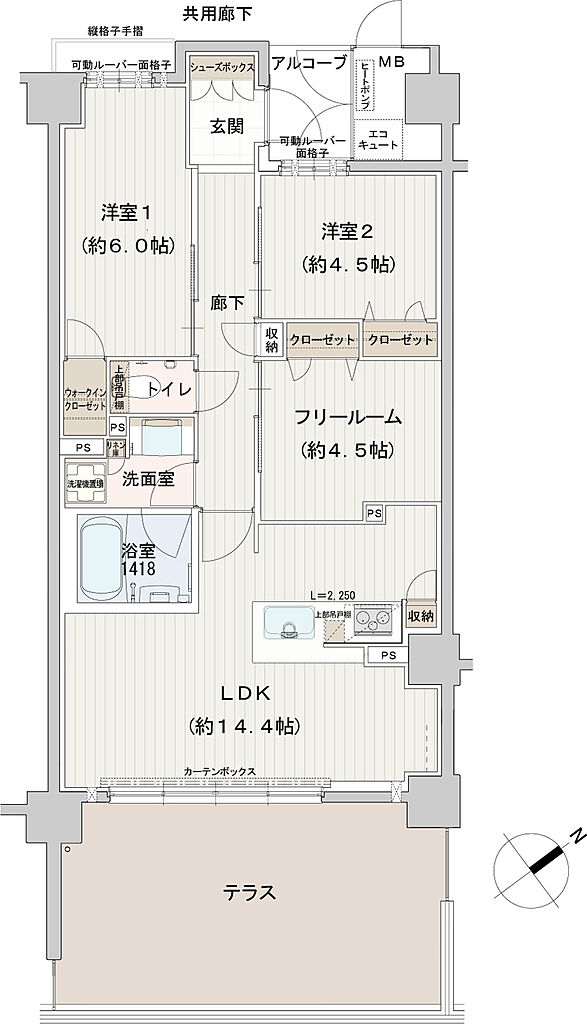 ハイク守山駅東 間取り Dg