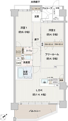 ハイク守山駅東 間取り D