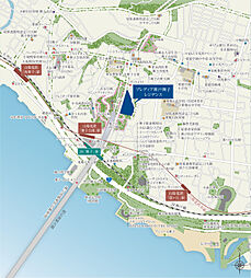 プレディア神戸舞子レジデンス 現地案内図