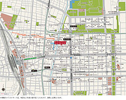 オープンレジデンシア丸の内 THE COURT 現地案内図