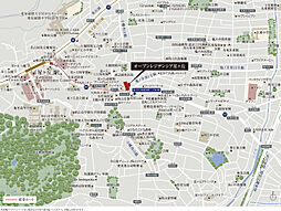 オープンレジデンシア星ヶ丘 現地案内図