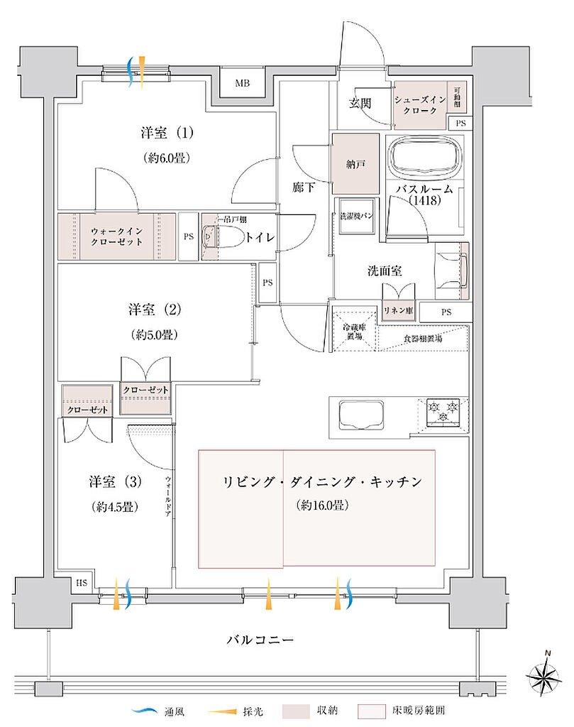 イノバス名駅南コート 間取り I