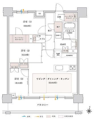イノバス名駅南コート 間取り I