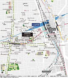 イノバス名駅クロス 現地案内図