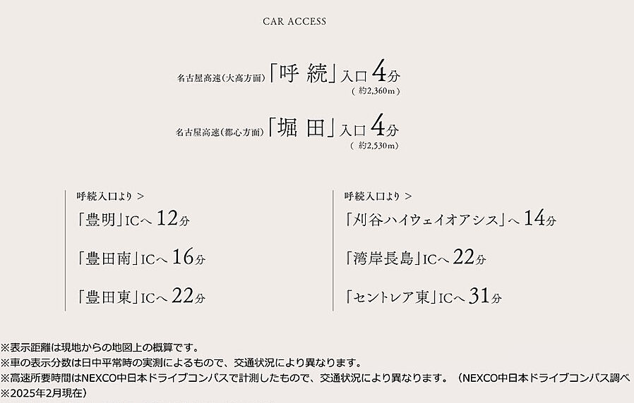 イノバス新瑞橋フロント：交通図