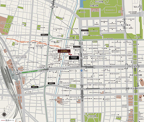 イノバス丸の内 現地案内図
