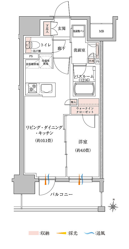 イノバス丸の内 間取り C