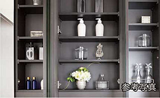 イノバス葵 鏡裏収納付き三面鏡