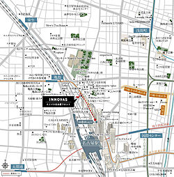 イノバス名古屋フロント 現地案内図