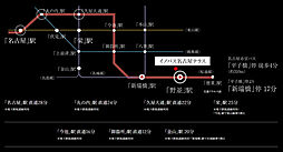 イノバス名古屋テラス アクセス図
