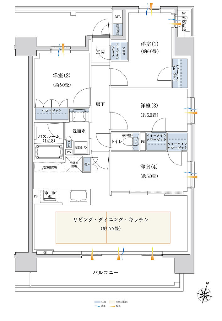 イノバス名古屋テラス 間取り BM