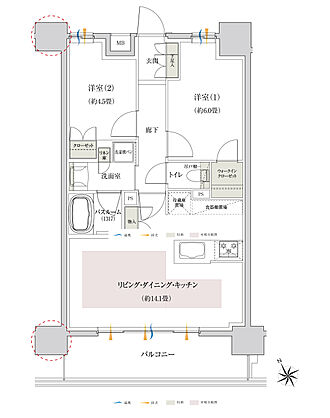 イノバス安城テラス 間取り B