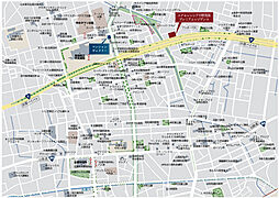 エクセレンシア中野美保プレミアムレジデンス 現地案内図