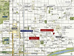 ファインシティ札幌苗穂 モデルルーム案内図