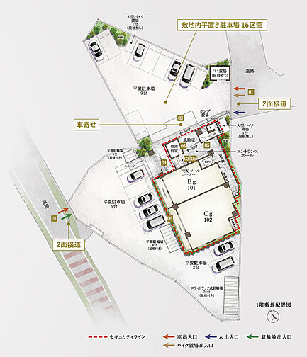 イノバス香椎駅前 共用部