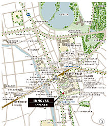 イノバス六本松 現地案内図