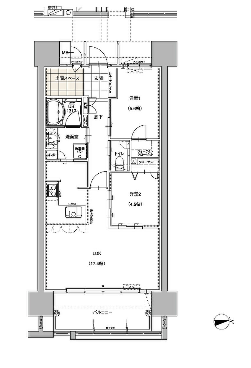 ホームズ 間取り タイプ一覧 グランドパレス国分駅前新築マンションの物件情報