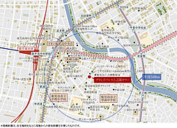 グランドパレス上之園タワー 現地案内図