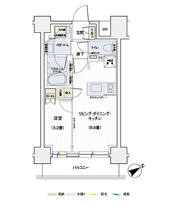 デュオステージ海老名II 間取り D1