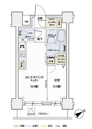 デュオステージ海老名II 間取り C1