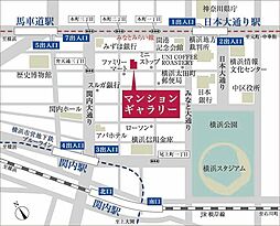 パレステージ横浜鴨居 モデルルーム案内図