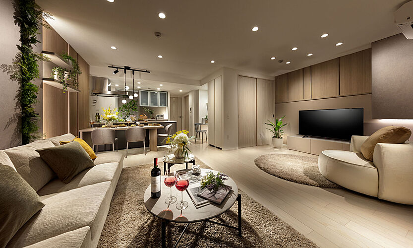 オーベルグランディオ川崎久地ヒルズ リビング・ダイニング