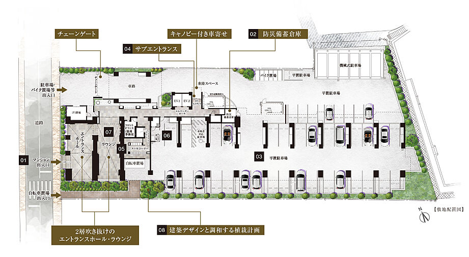 ブランシエラ大浦サンリヤン 共用部