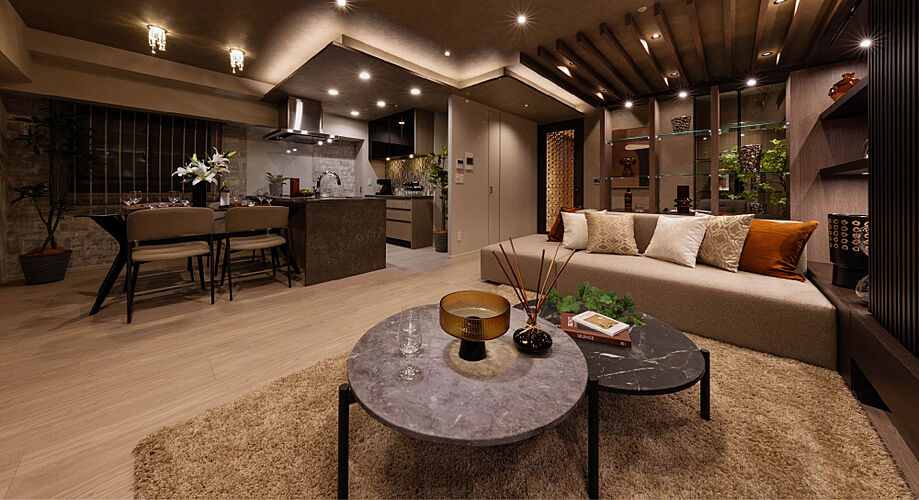 ブランシエラ南洲門前通り リビング・ダイニング（Dタイプ）