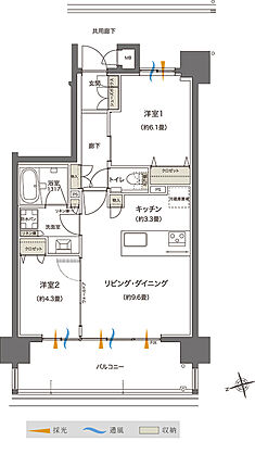 ブランシエラ北谷アラハビーチ 間取り B