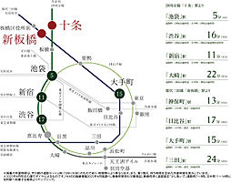 バウス加賀 アクセス図