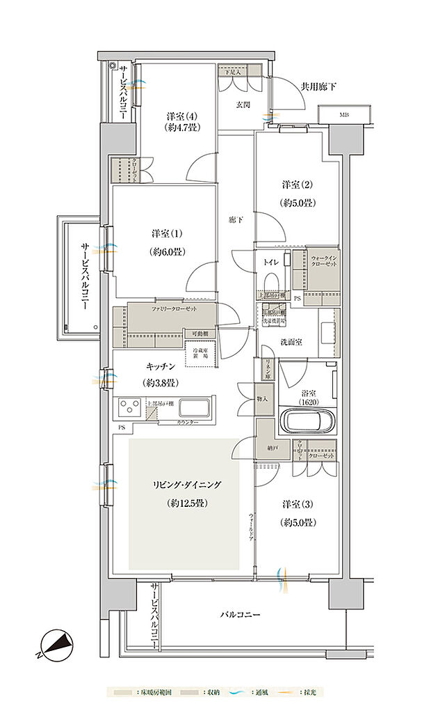 バウス加賀 間取り A1