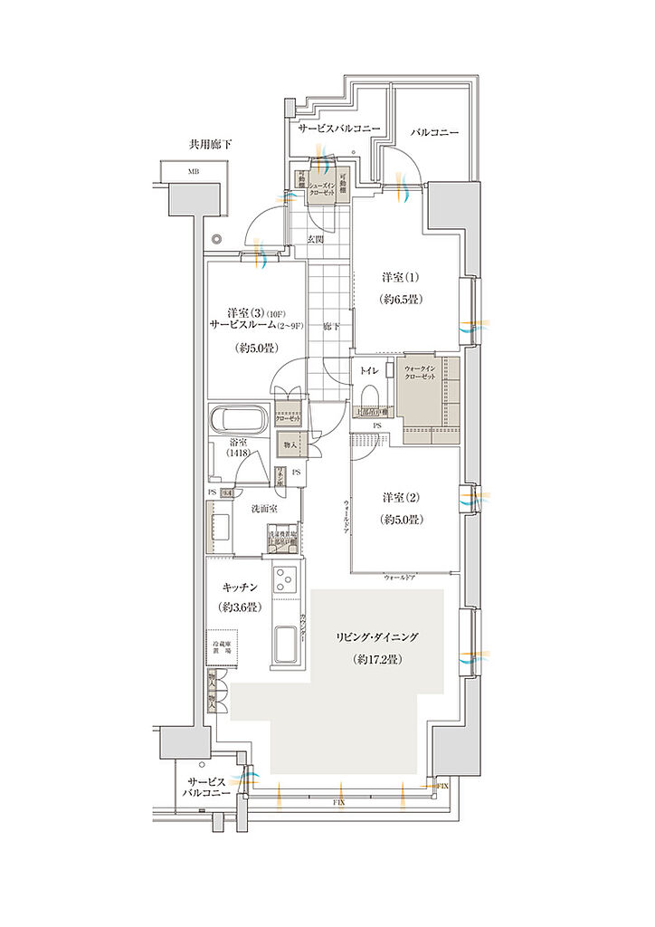 バウス加賀 間取り B7