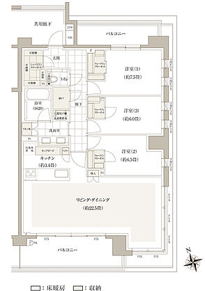 バウス久我山 間取り E