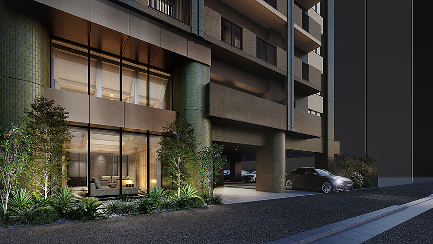 レ・ジェイド札幌大通ザ・タワー エントランス完成予想図