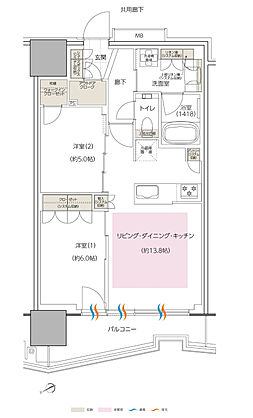 エスコンフィールドタワー 間取り H