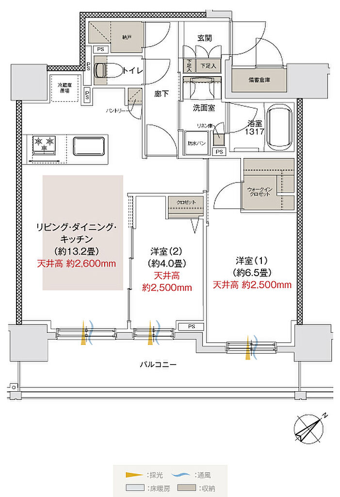 ブランシエラ豊平三条 間取り B