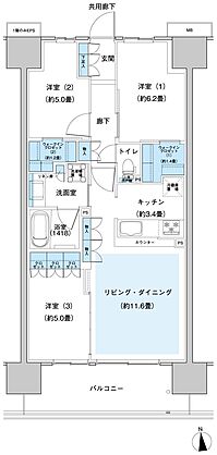 ウエリス八千代村上 間取り Ed1