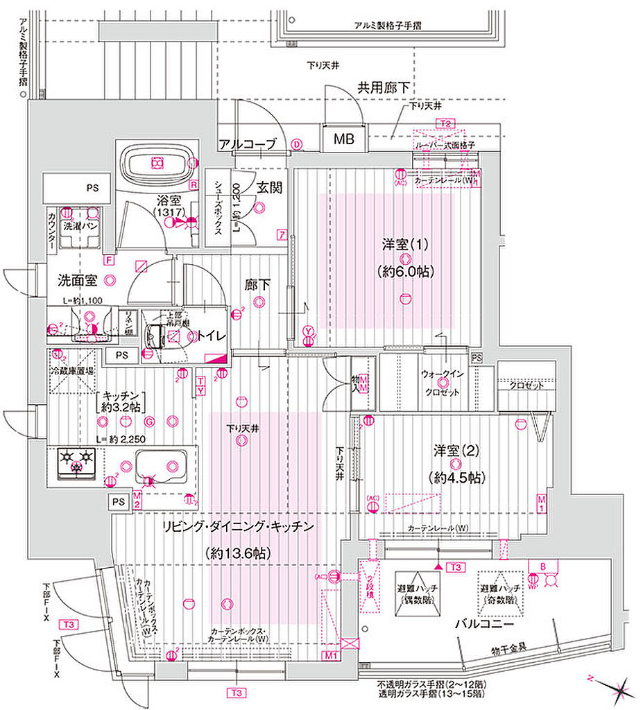 グランドパレス近江八幡 間取り A【MENU2】