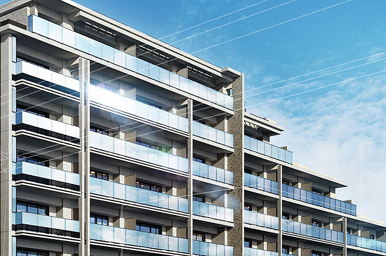 グランドパレス上小田井 外観完成予想CG