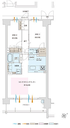 グランドパレス上小田井 間取り G2