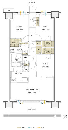 シエリアシティ横浜東戸塚 間取り A7