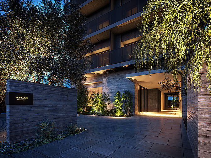 アトラス上野根岸 外観